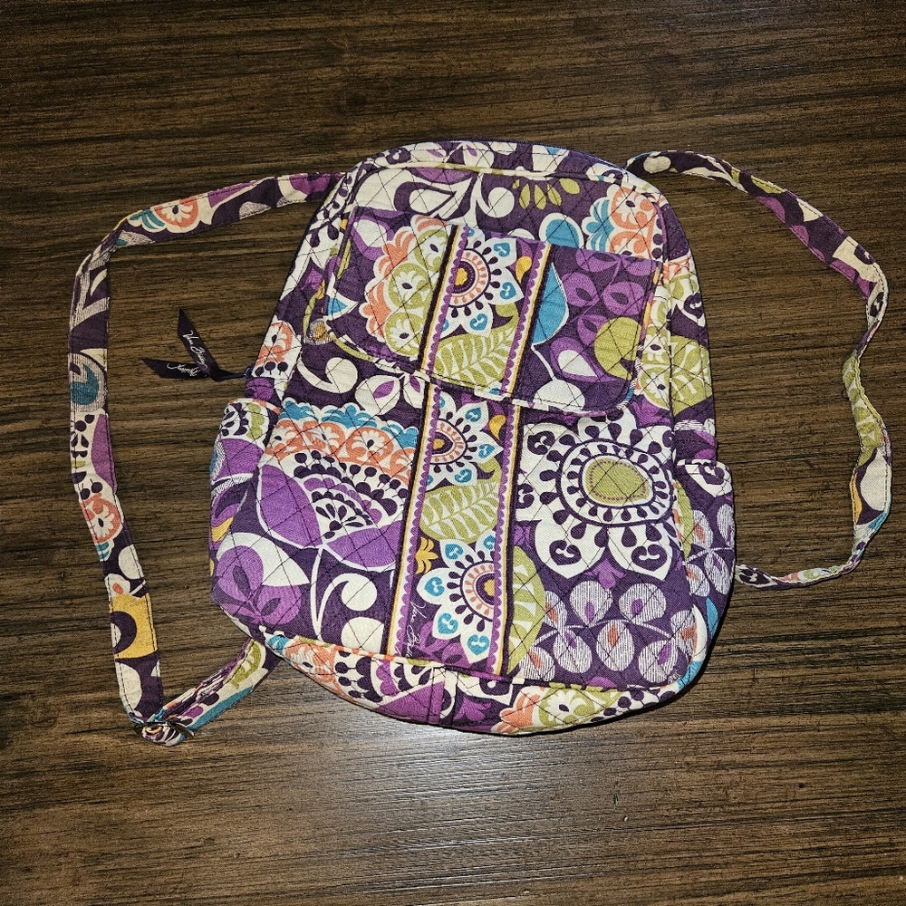 Vera Bradley Mini Backpack Plum Crazy Hipster